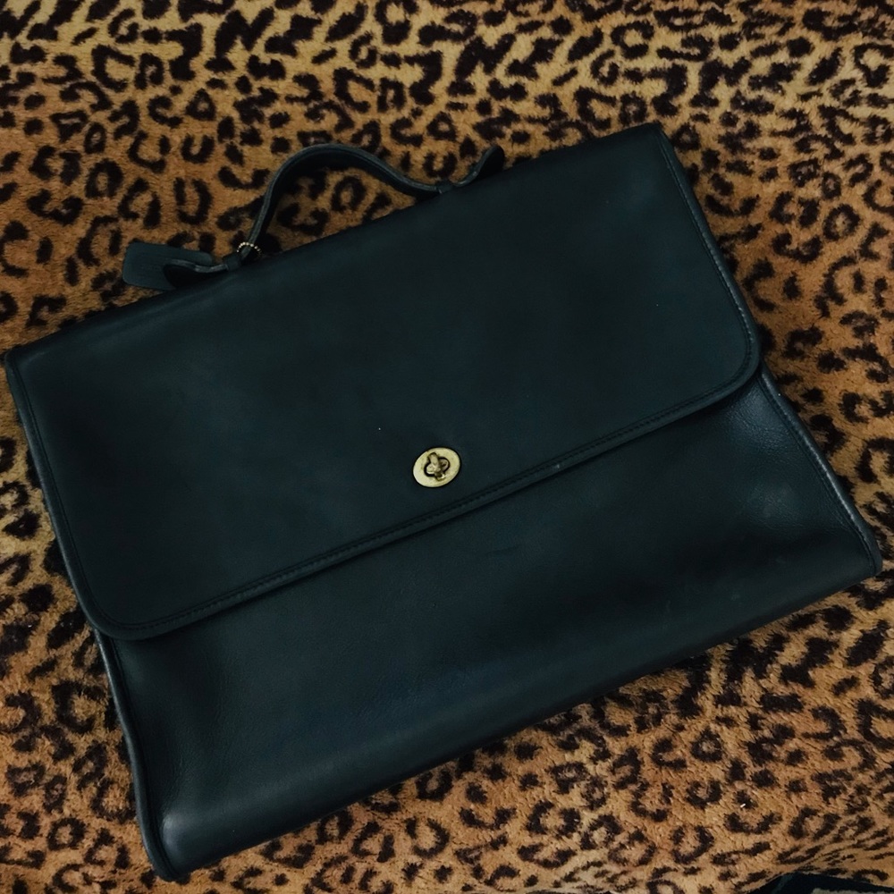 🖤 Vintage classic unisex carry on Coach briefcase